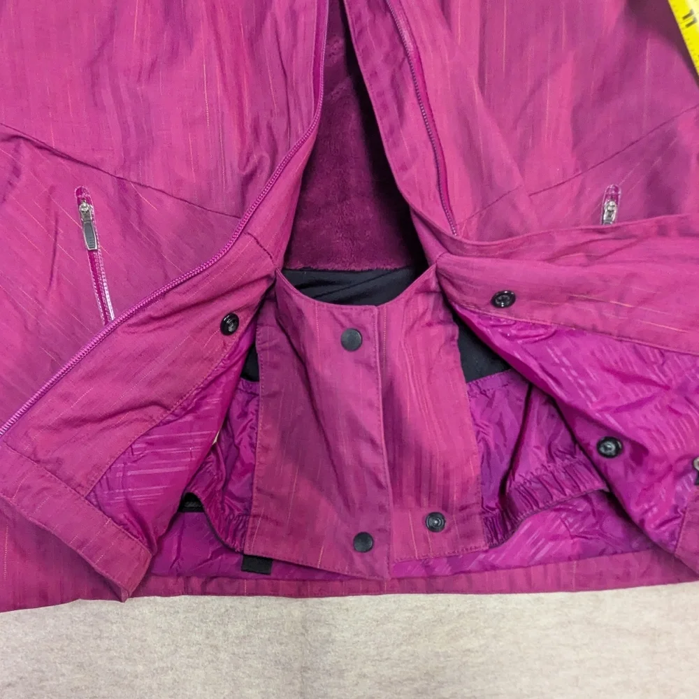 Columbia Titanium Women's Med Berry Pink Winter Jacket Coat Waterproof Details!! - Picture 14 of 16